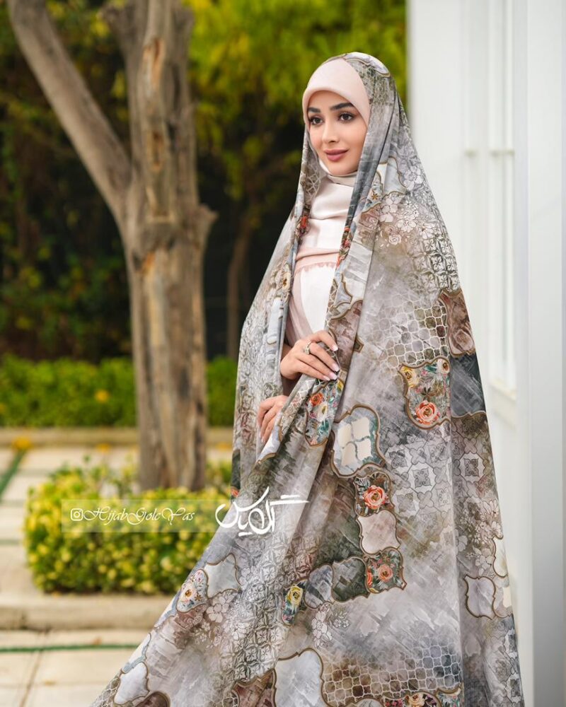 چادر رنگی سیلک اندونزی کد 304 - تصویر 1