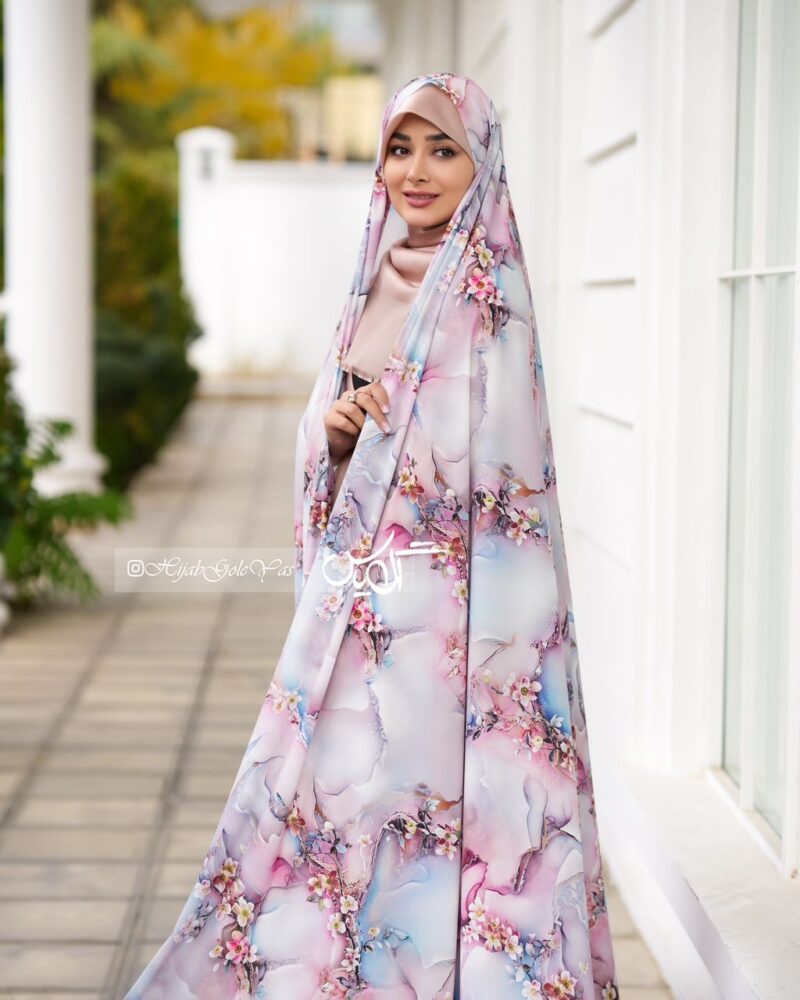 چادر رنگی سیلک اندونزی کد 308 - Image 1