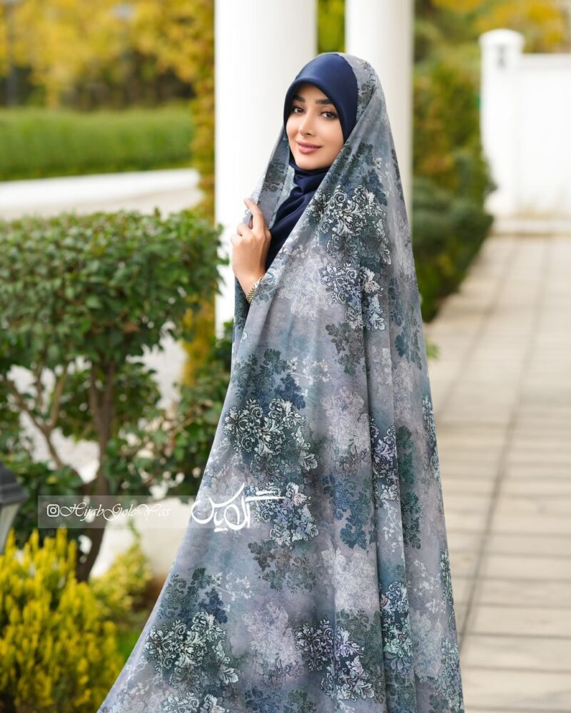 چادر رنگی سیلک اندونزی کد 312 - تصویر 1