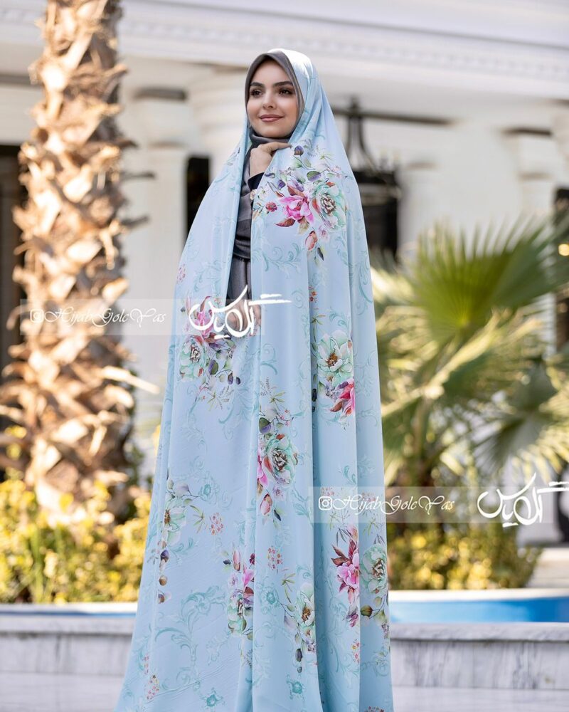 چادر رنگی سیلک اندونزی کد 314 - تصویر 1