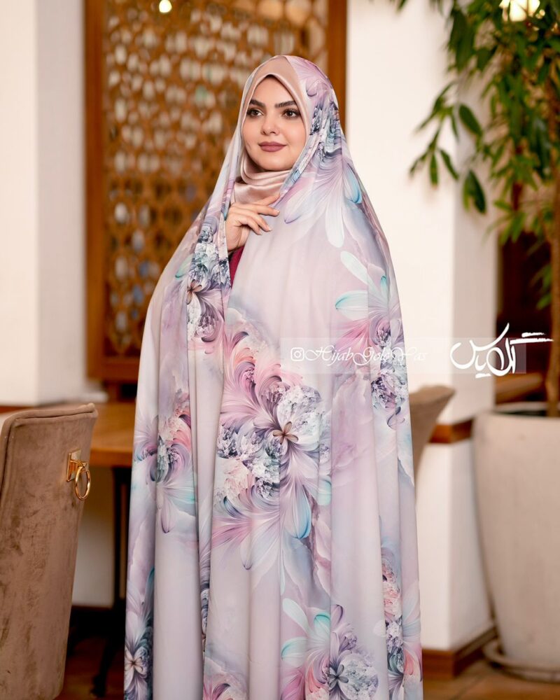 چادر رنگی سیلک اندونزی کد 316 - تصویر 1