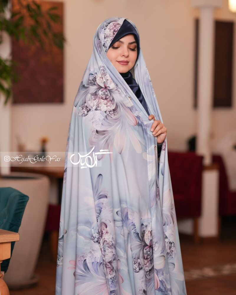 317 چادر رنگی سیلک اندونزی کد 317 - تصویر 1