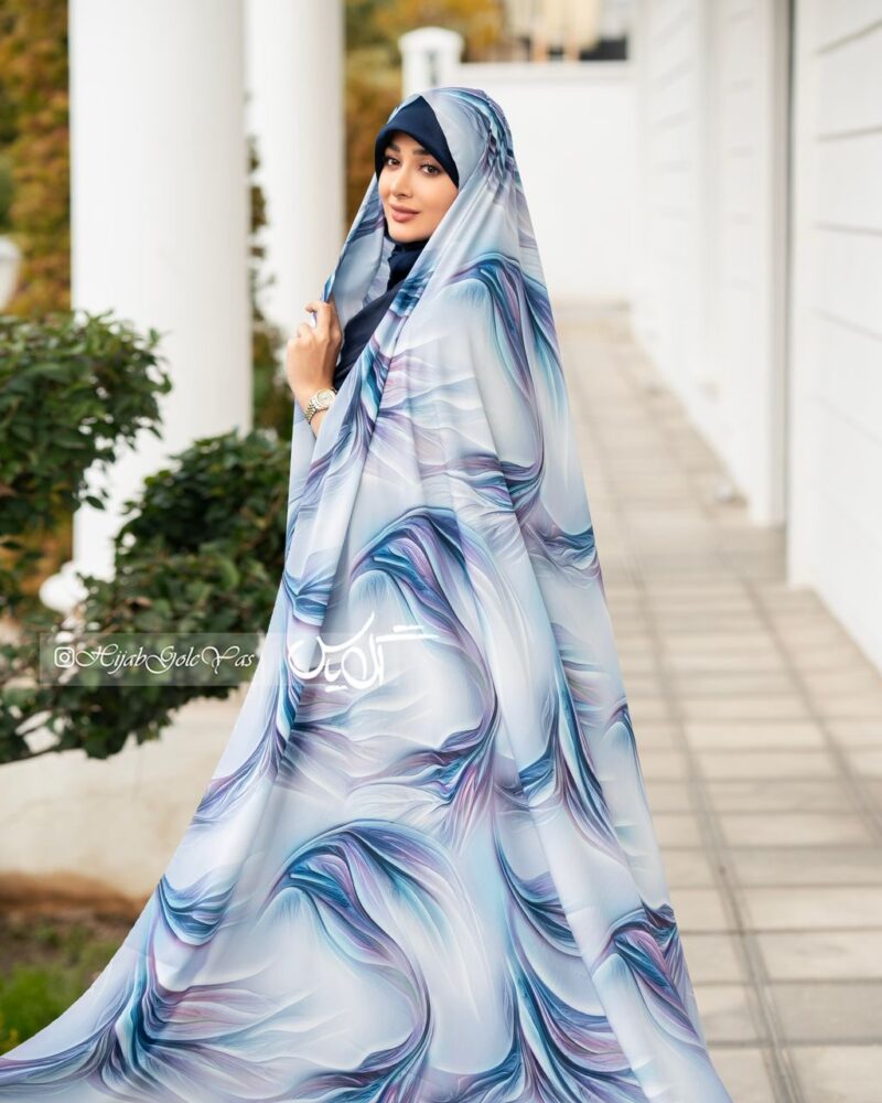 چادر رنگی سیلک اندونزی کد 327 - تصویر 1