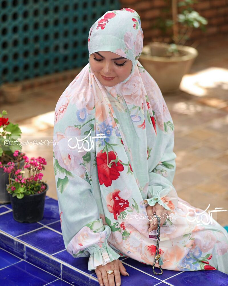چادر نماز آستین دار کد 443 - تصویر 1