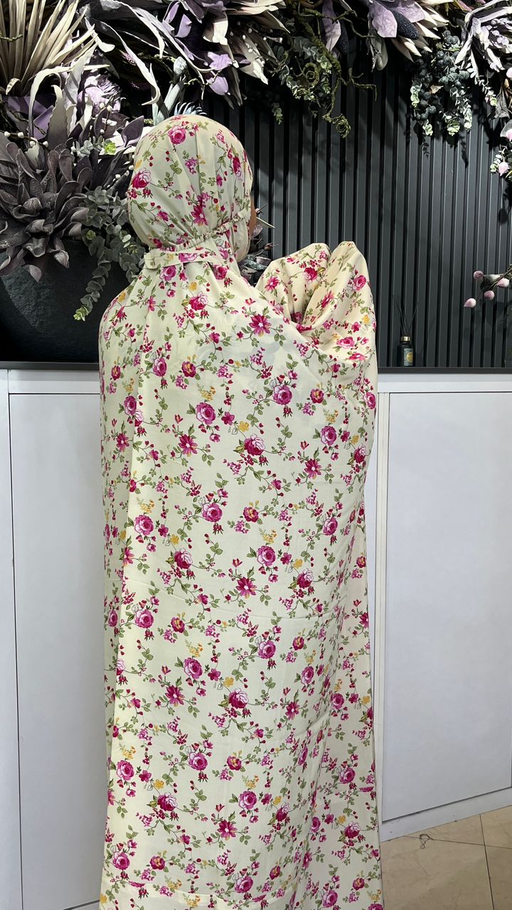 523 چادر نماز کیسه ای کودک کد 523 - تصویر 1