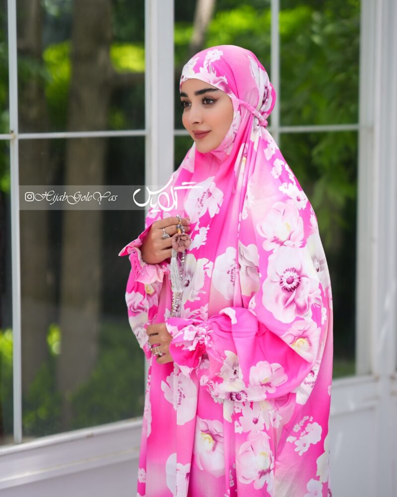 557-1 چادر نماز آستین دار کد 557 - تصویر 1