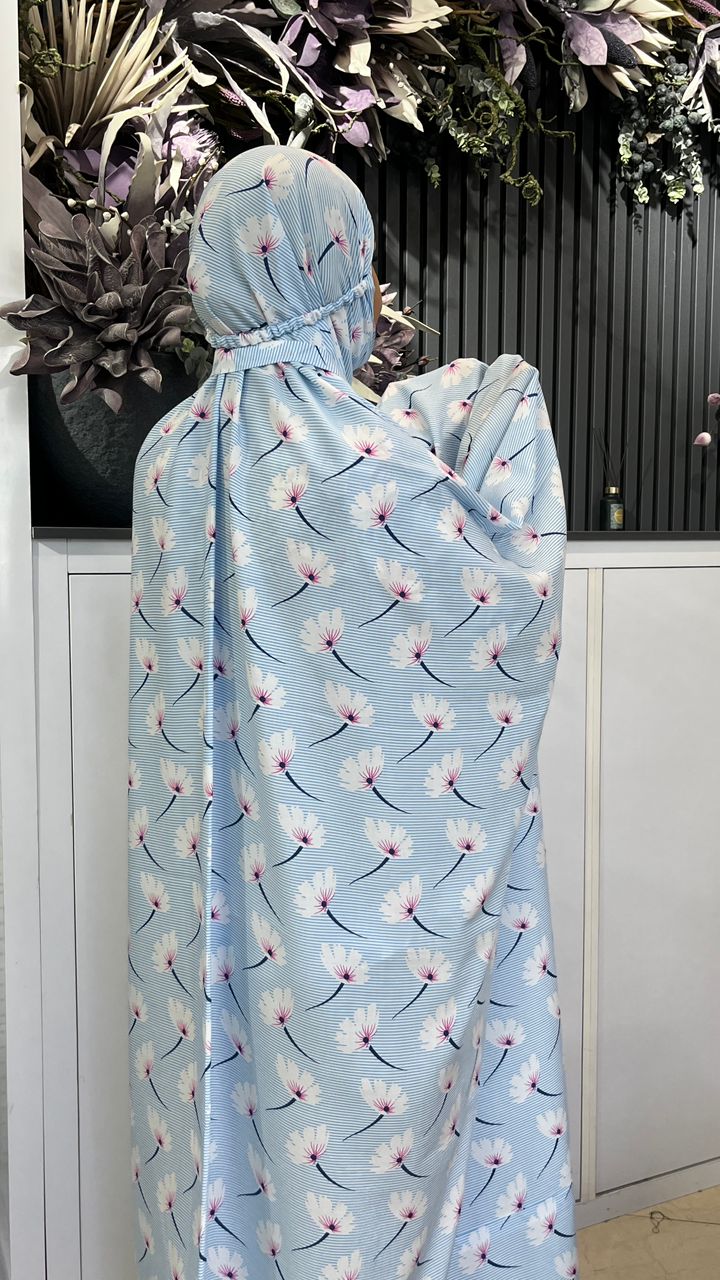 569 چادر نماز آستین دار نوجوان کد 569 - تصویر 1