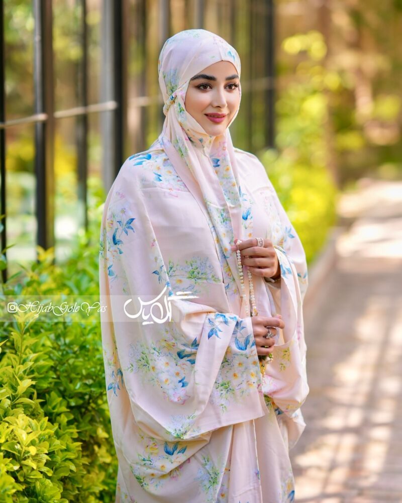 574-1 چادر نماز کیسه ای نوجوان کد 574 - تصویر 1