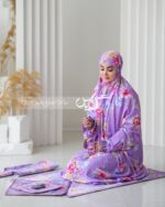 ست سجاده جانماز طرح بنفشه کد 615
