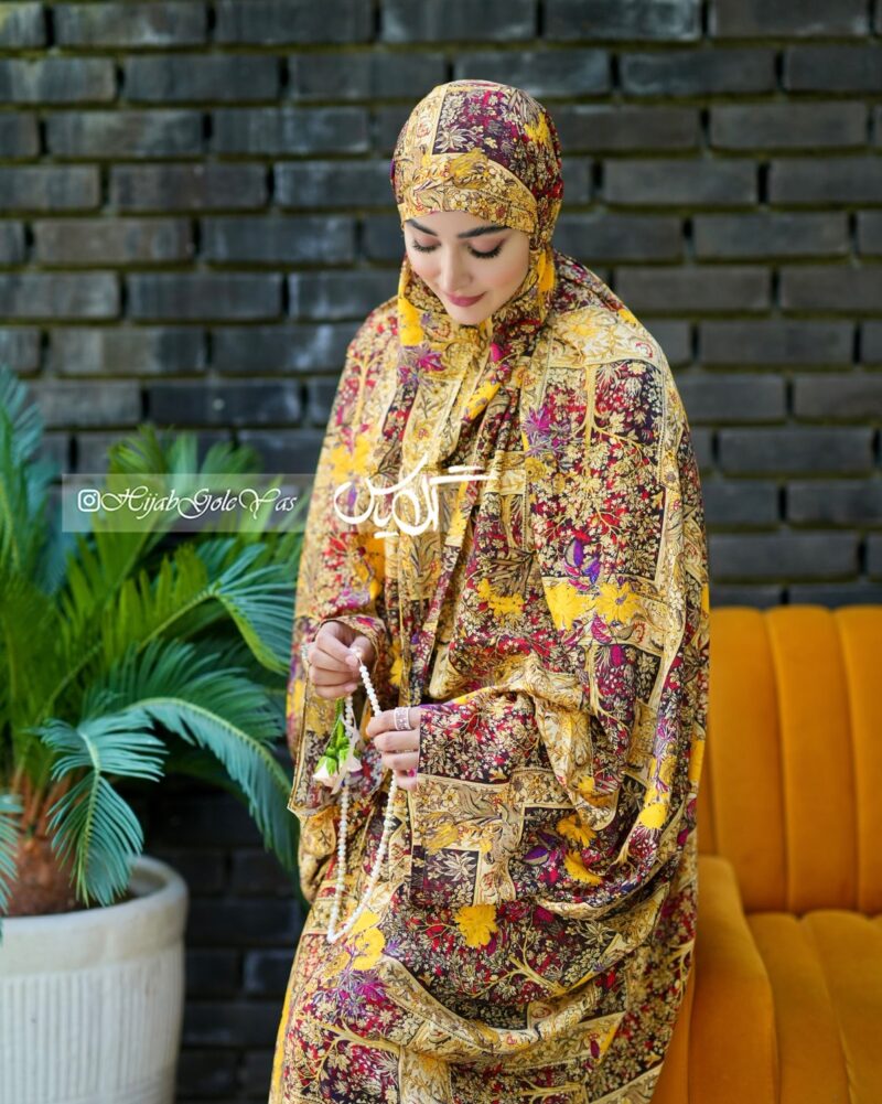 706-1 چادر نماز کیسه ای کد 706 - تصویر 1