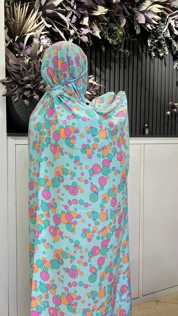 779 چادر نماز کیسه ای کودک کد 779 - تصویر 1