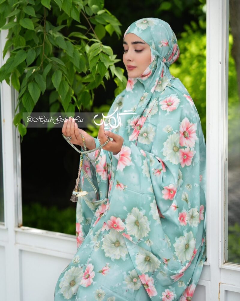 786 چادر نماز کیسه ای نوجوان کد 786 - تصویر 1