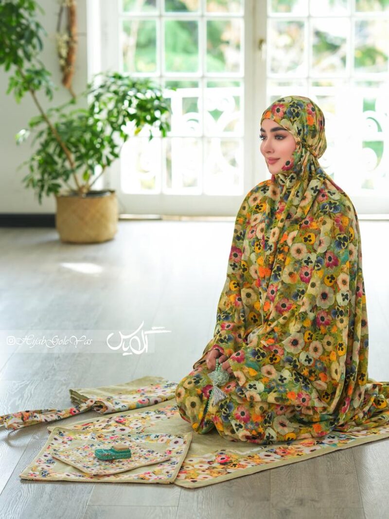 ست سجاده جانماز طرح گلشن کد 1015 - Image 1