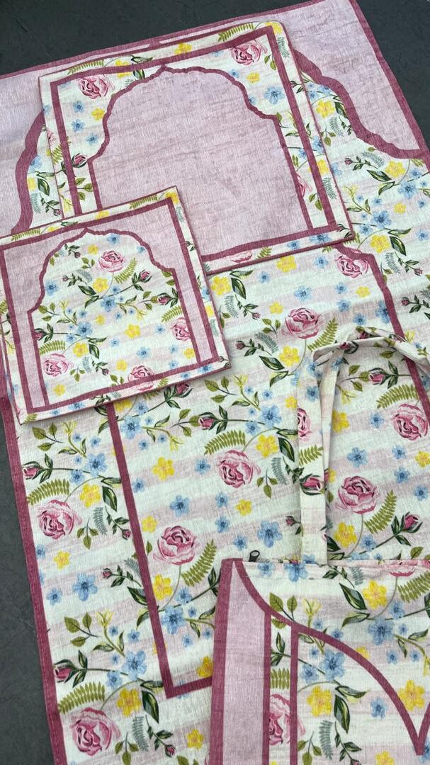 907 ست سجاده جانماز و کیف نوجوان کد 907 - تصویر 1