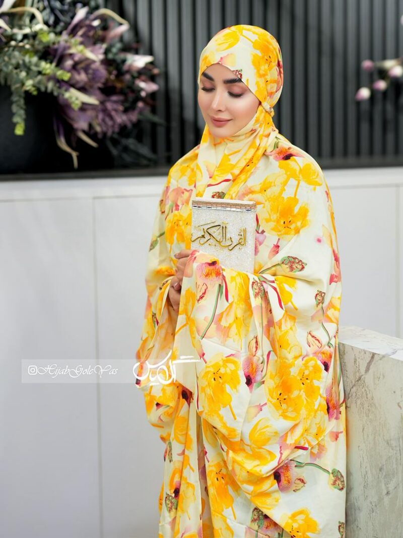 1018 چادر نماز کیسه ای کد 1018 - تصویر 1