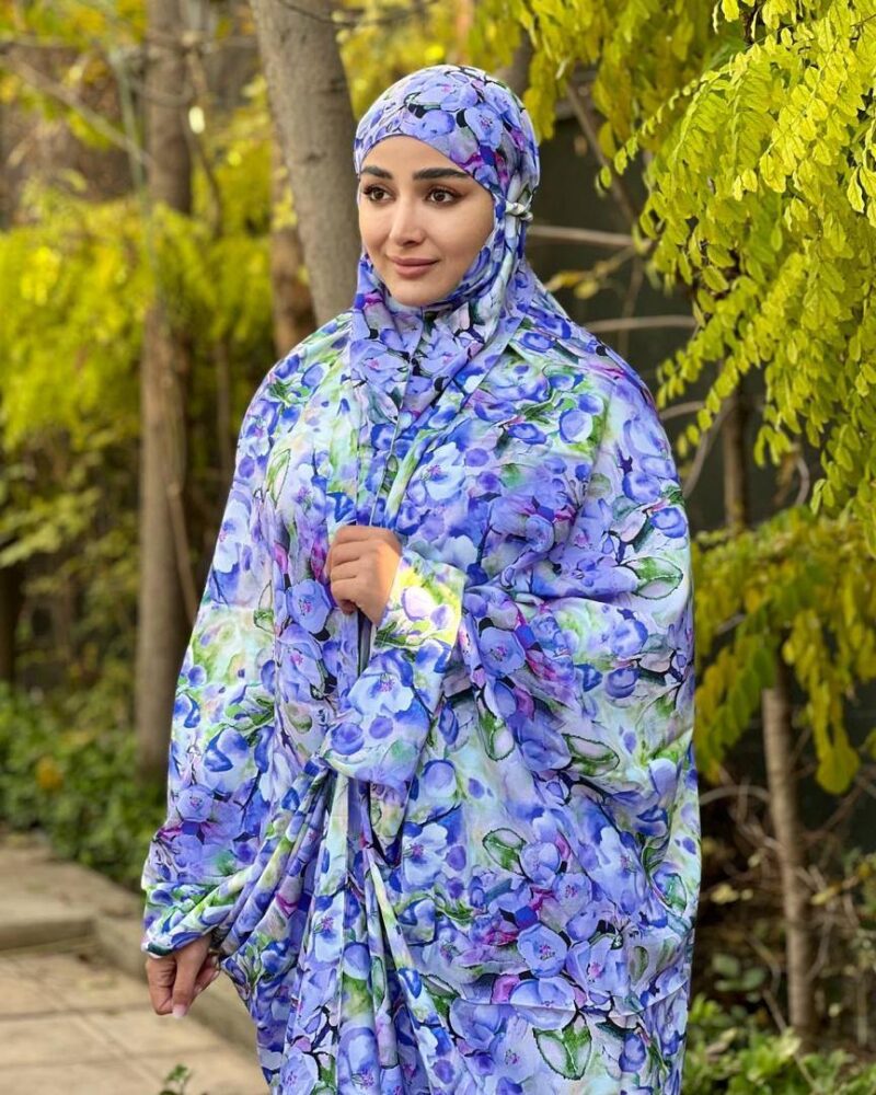 1041 چادر نماز کیسه ای نوجوان کد 1041 - تصویر 1