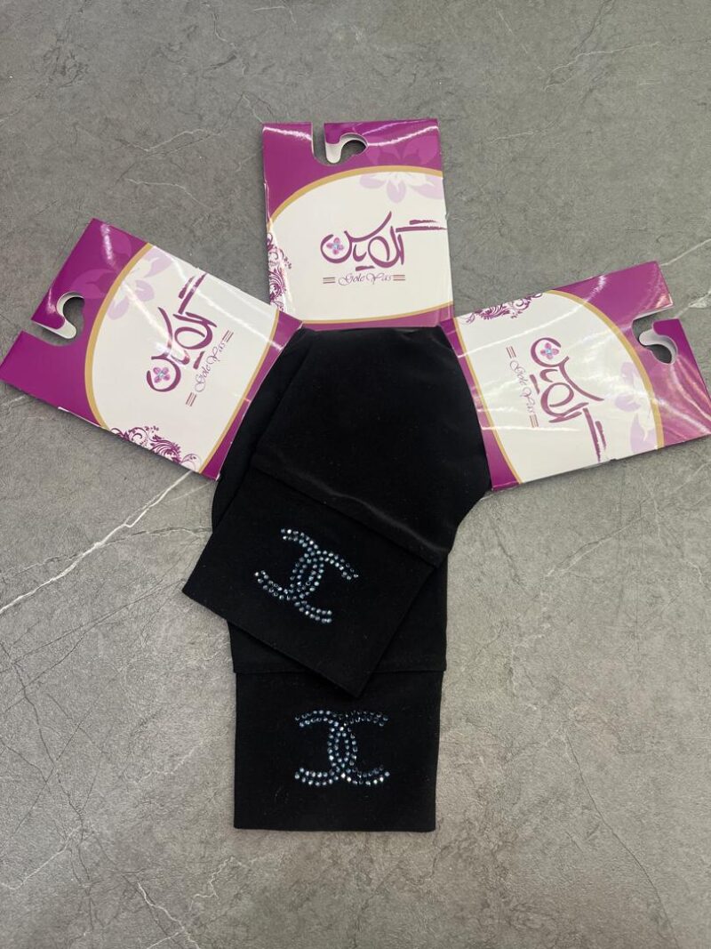 1178 ساق دست مشکی نگین دار کد 1178 - تصویر 1