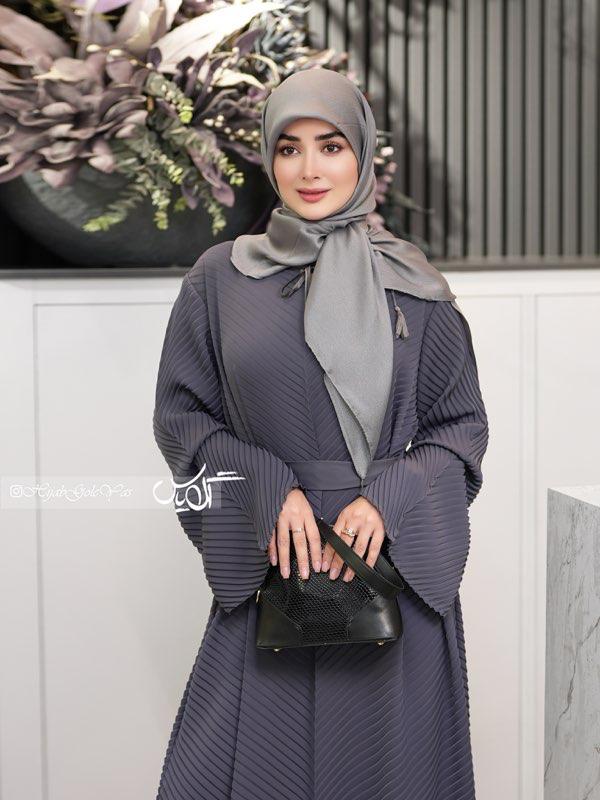 1128 مانتو عبا پلیسه کد 1128 - تصویر 1