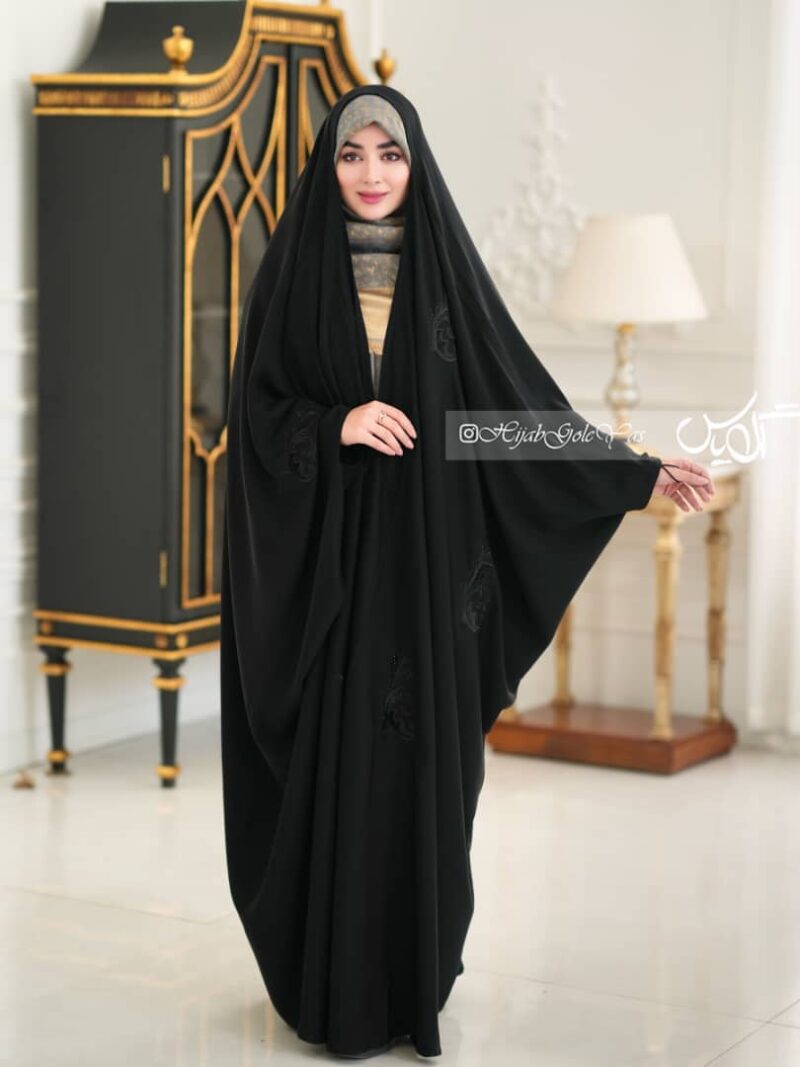 چادر مشکی عربی ترنج کد 1315 - تصویر 1