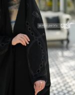 چادر مشکی عربی زنجیری کد 131۷ - تصویر 2