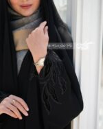 چادر مشکی عربی نور دخت کد 1319 - تصویر 2