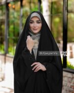 چادر مشکی عربی  طاووس کد ۱۳23