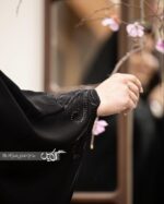 چادر مشکی عربی دریا کد 1325 - تصویر 2