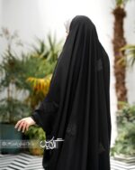 چادر مشکی عربی کتیبه کد ۱۳28 - تصویر 2
