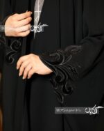 چادر مشکی عربی پریسان کد 1329 - تصویر 2