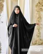 چادر مشکی عربی شطرنجی کد ۱745