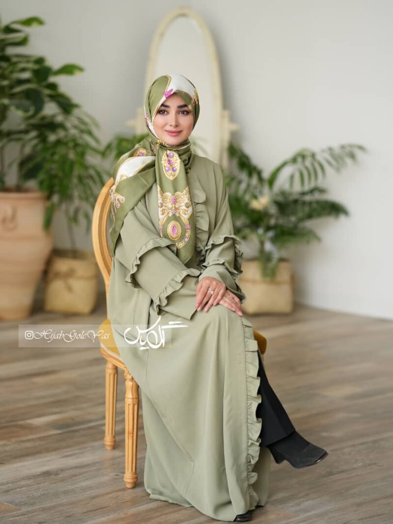 مانتو عبا درنا کد 1340 - تصویر 2