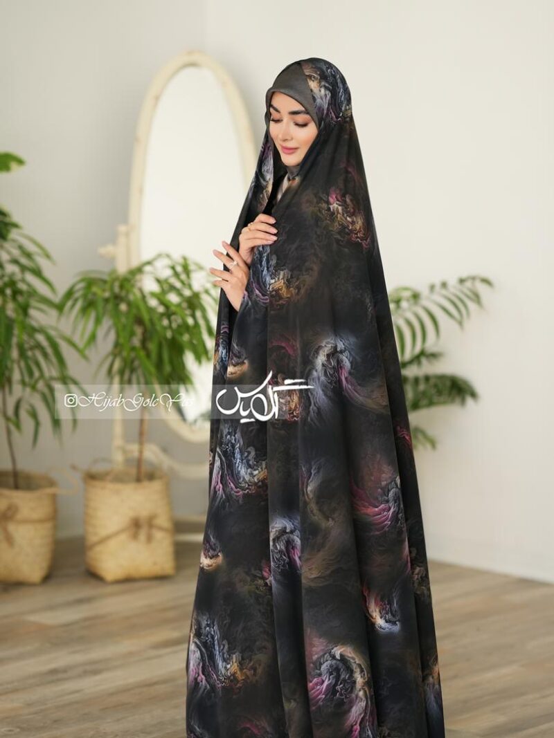 1353 چادر رنگی سیلک اندونزی کد 1353 - تصویر 1