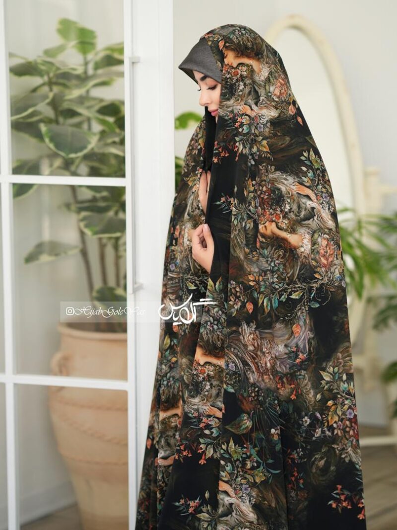 1362 چادر رنگی سیلک اندونزی کد 1362 - تصویر 1