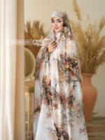 چادر رنگی سیلک اندونزی کد 1363 - تصویر 2
