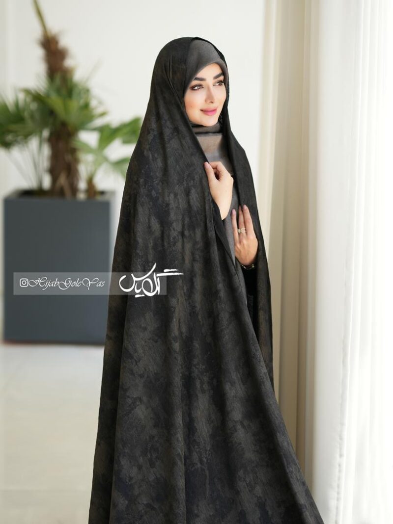 چادر رنگی سیلک ژاکارد کد 1372 - تصویر 1