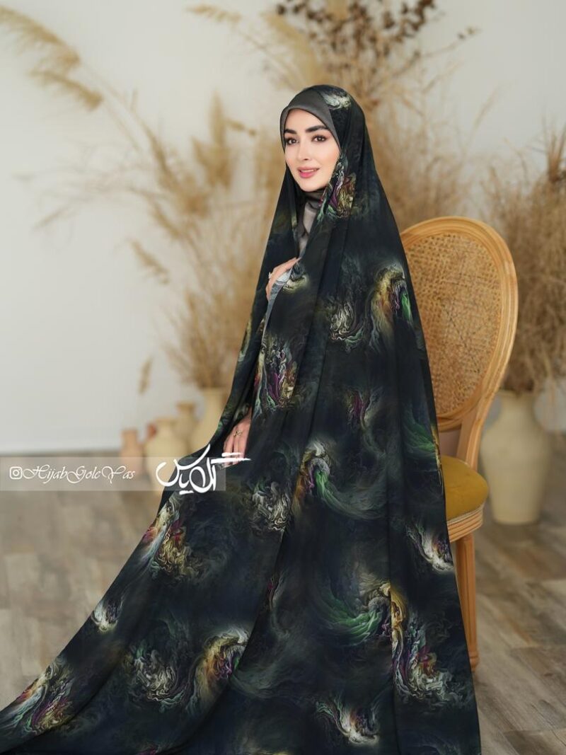 1373 چادر رنگی سیلک اندونزی کد 1373 - تصویر 1