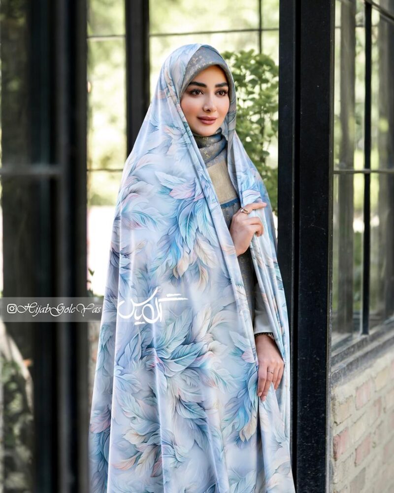 چادر رنگی سیلک اندونزی کد 1404 - تصویر 1