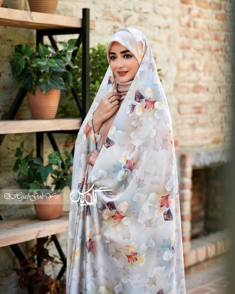 1406 چادر رنگی سیلک اندونزی کد 1406 - تصویر 1