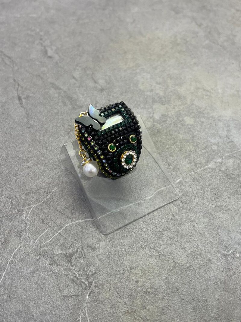 1520 ذکرشمار انگشتری نگین دار کد 1520 - تصویر 1