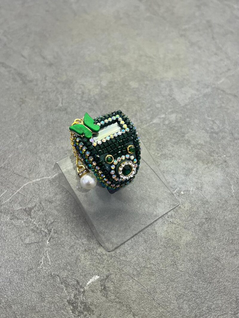 1524 ذکرشمار انگشتری نگین دار کد 1524 - تصویر 1