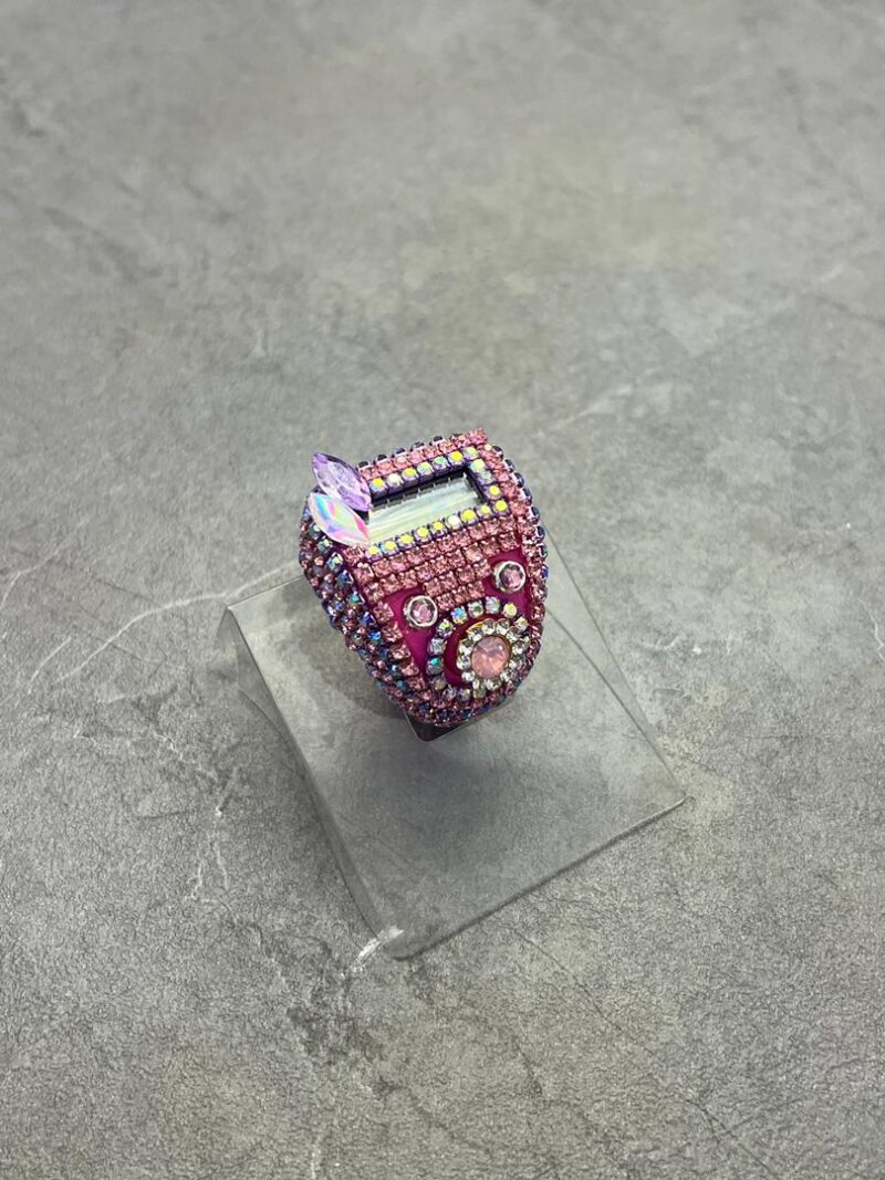 ذکرشمار انگشتری نگین دار کد 1525 - تصویر 1