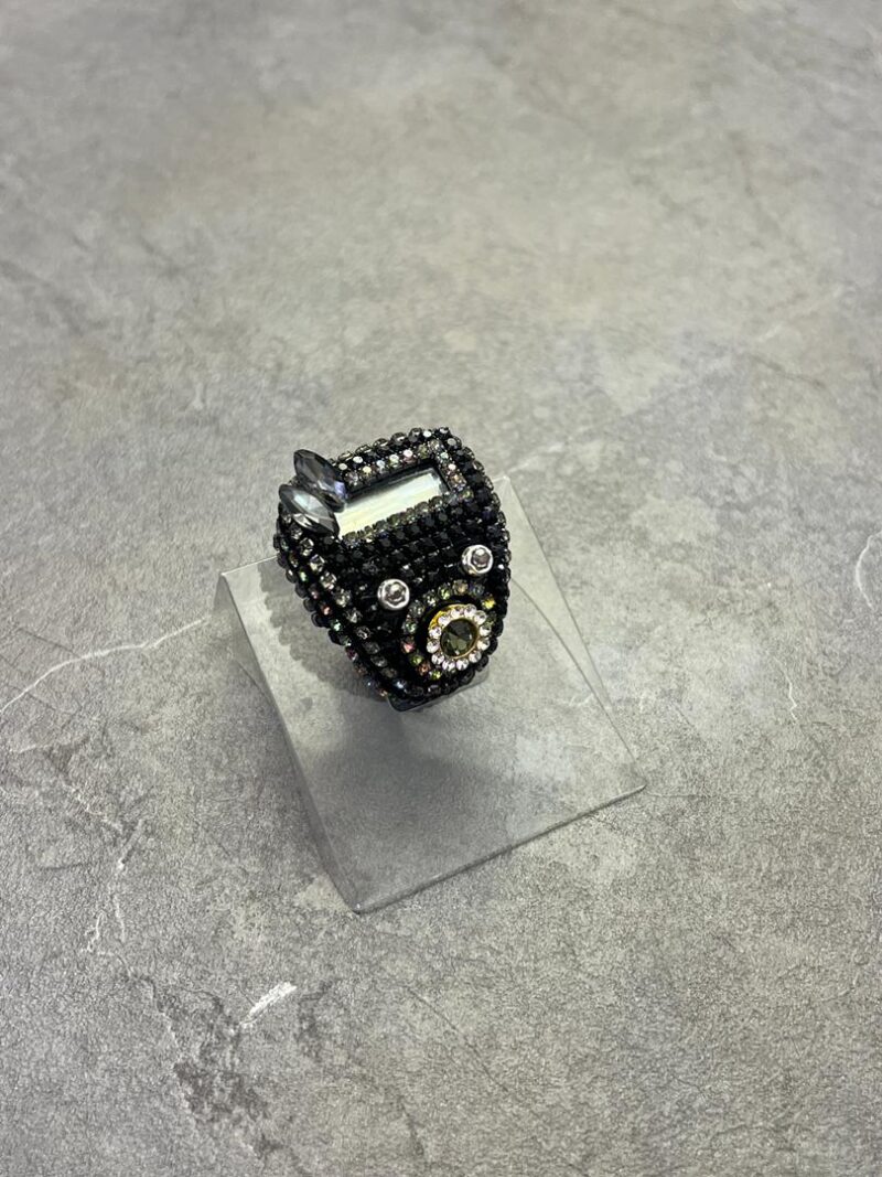 ذکرشمار انگشتری نگین دار کد 1527 - تصویر 1