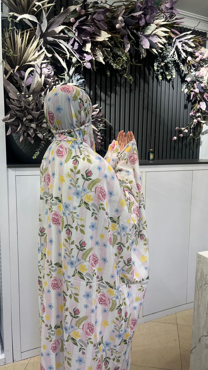 1646 چادر نماز کیسه ای کودک کد 1646 - تصویر 1