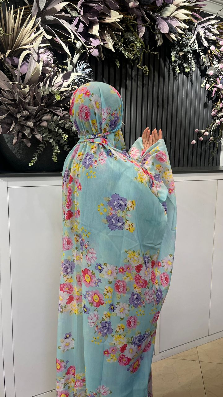 1649 چادر نماز کیسه ای کودک کد 1649 - تصویر 1