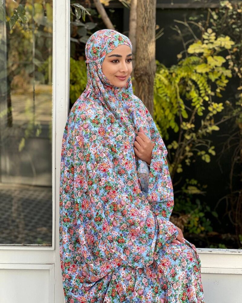 چادر نماز کیسه ای کودک کد 1815 - تصویر 1