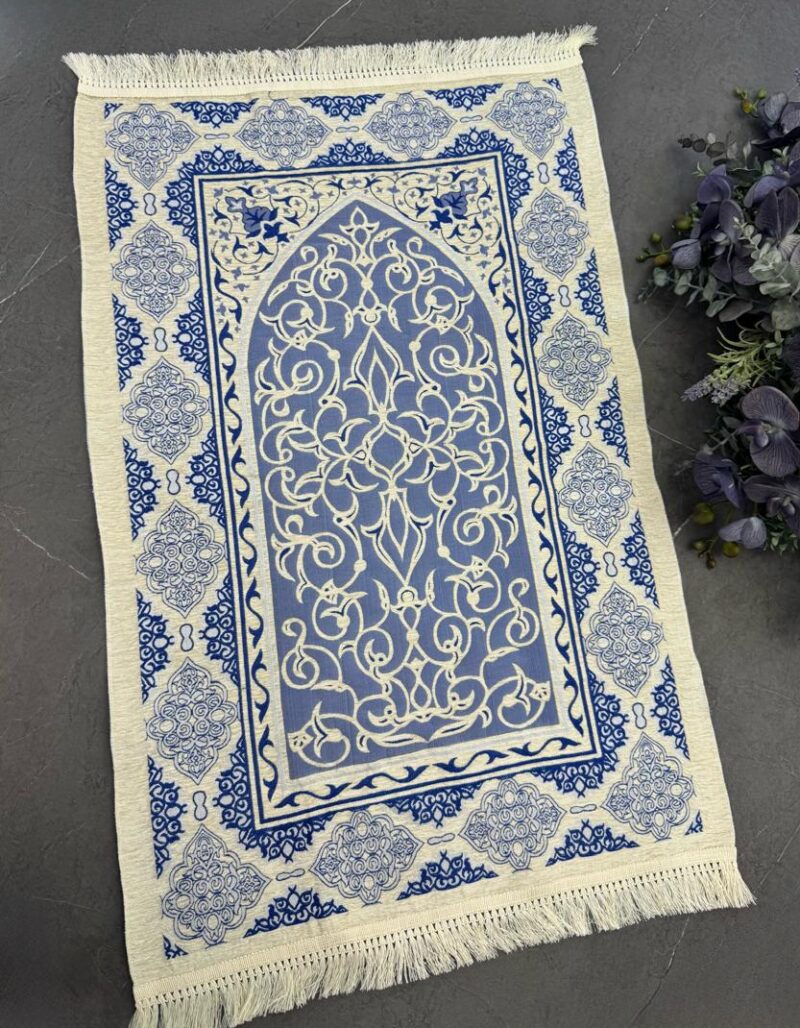 1974 سجاده مخمل طرحدار کد 1974 - تصویر 1