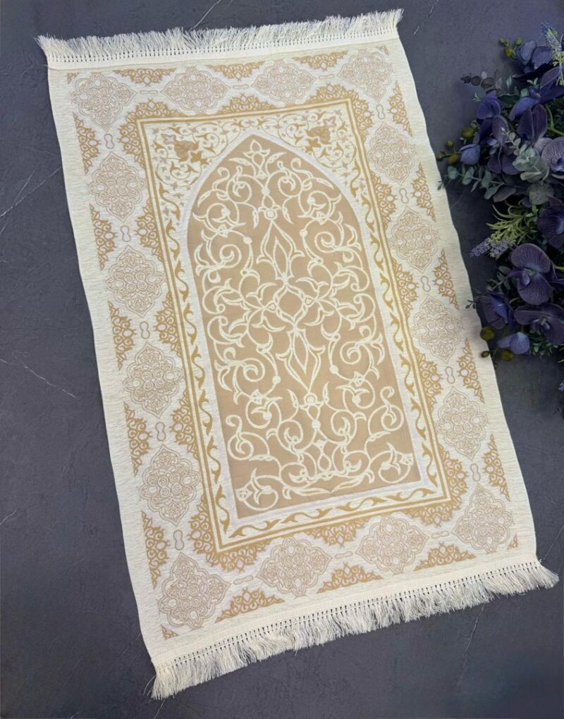 سجاده مخمل طرحدار کد 1978 - تصویر 1