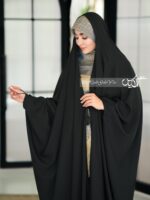 چادر مشکی عربی شطرنجی کد ۱746 - Image 2
