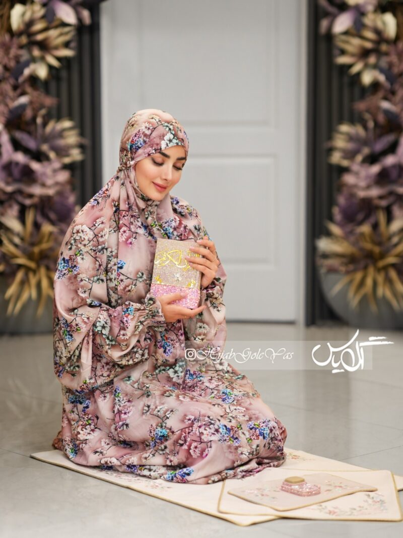 3078 چادر نماز آستین دار کد 3078 - Image 1