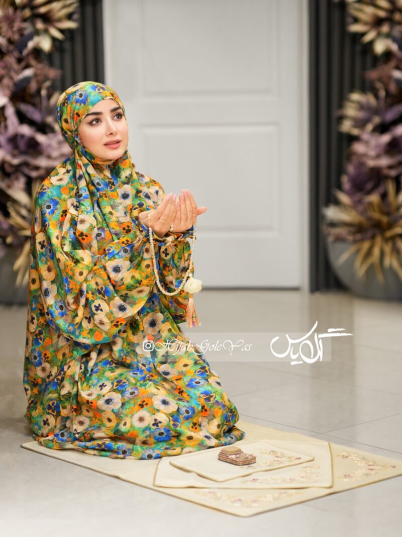 3088 چادر نماز آستین دار کد 3088 - Image 1